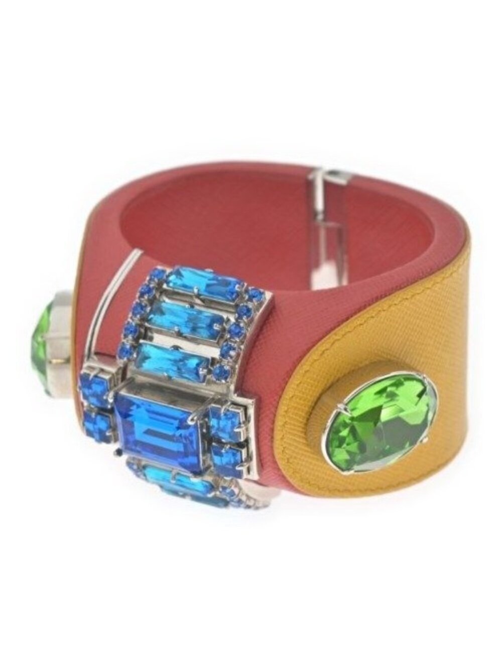 Prada Saffiano Bangle Bracelet